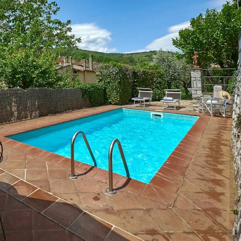 Embrace total relaxation while lounging by the pool