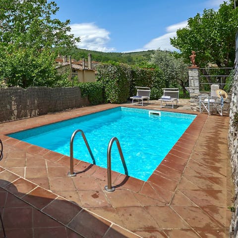 Embrace total relaxation while lounging by the pool
