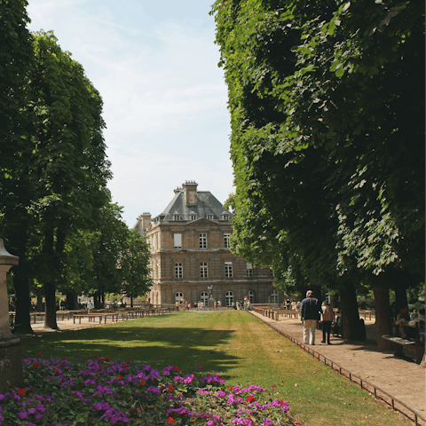 Have a stroll around the beautiful Jardin du Luxembourg
