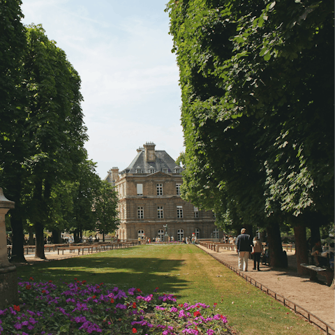 Have a stroll around the beautiful Jardin du Luxembourg