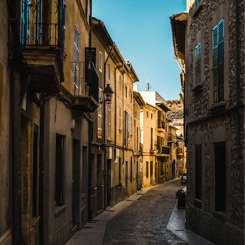 Visit Pollença's charming old town or head to the beach and swim in the sea