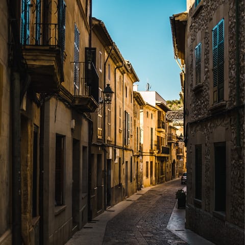 Visit Pollença's charming old town or head to the beach and swim in the sea