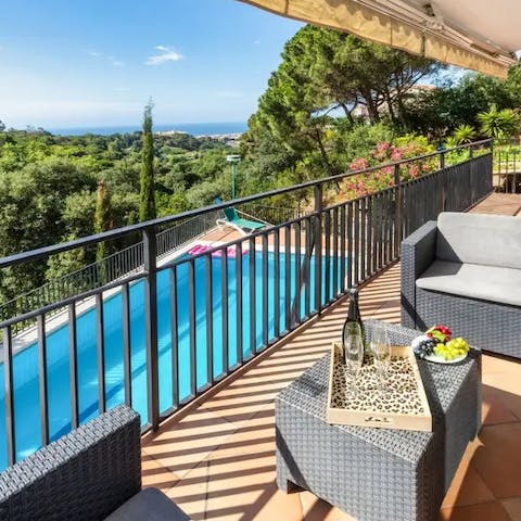 Step onto the balcony and savour the magic of rural living