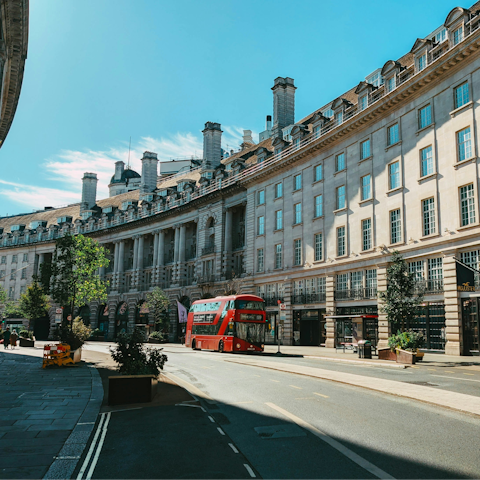 Soak up the buzz of central London from Mayfair