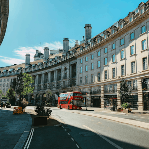 Soak up the buzz of central London from Mayfair