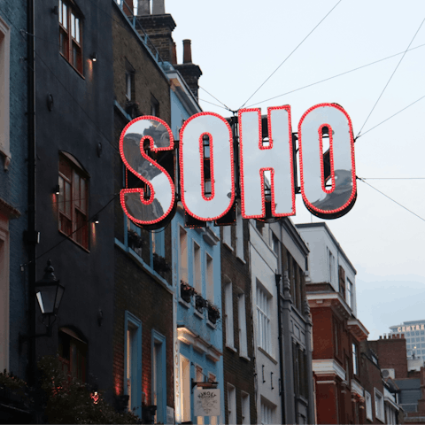 Wind your way through the historic streets of Soho