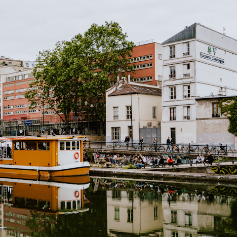 Visit the nearby Canal Saint-Martin and have an afternoon stroll