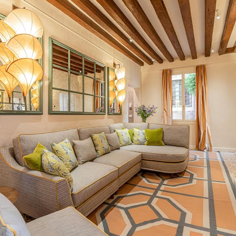 Enjoy the feeling of total relaxation after a day of exploring