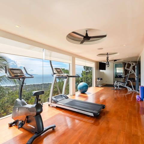 Work out in the comfort of your own private gym