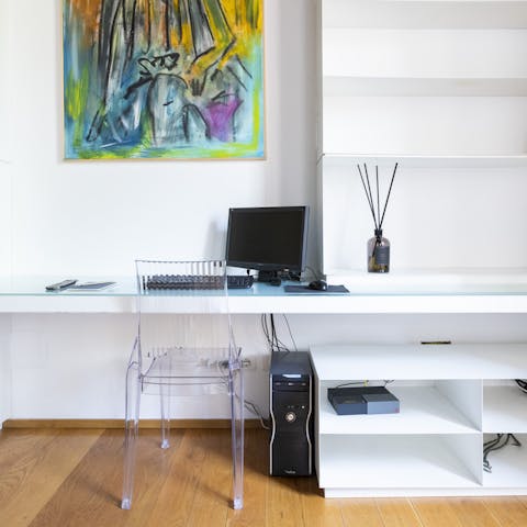 Get set up for some remote working at the desk