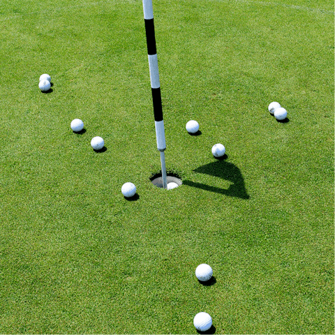Play 18 holes at one of the many high-class golf courses nearby
