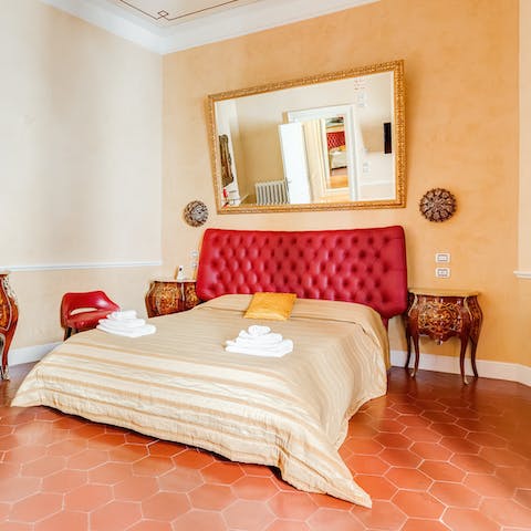 The expansive bedrooms