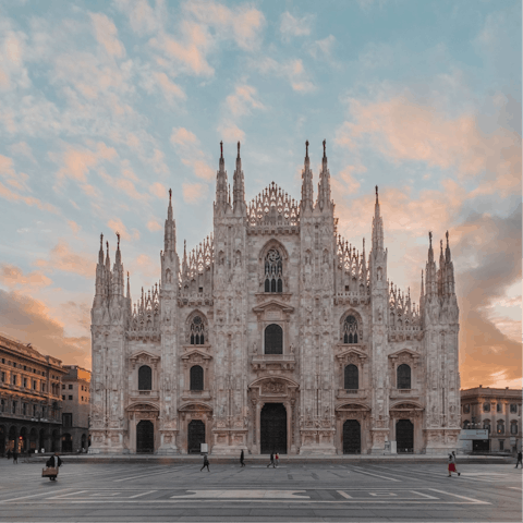Explore Milan, including the iconic Duomo – it's within walking distance