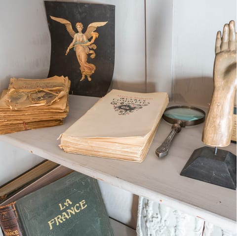 Admire the antiques and unique details