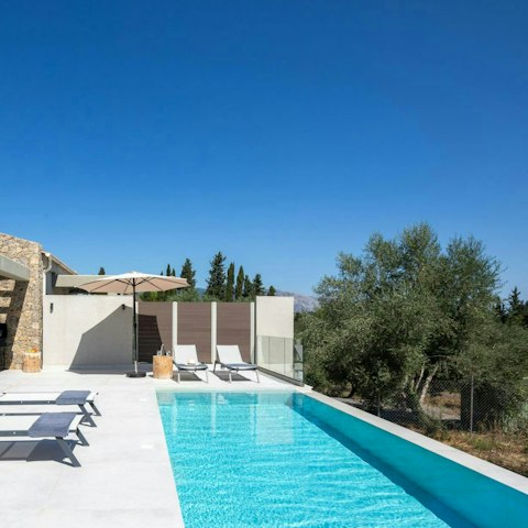 Spend unhurried afternoons lounging by the private pool