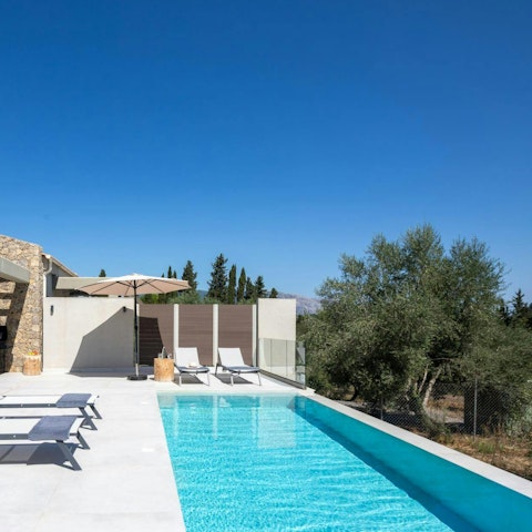 Spend unhurried afternoons lounging by the private pool
