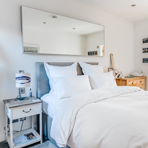 Drift off in the nautical bedrooms and wake up feeling refreshed