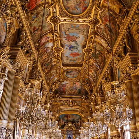 Watch a memorable performance at the impressive Palais Garnier