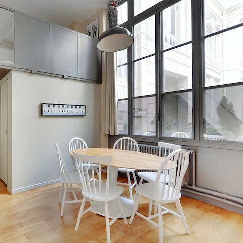 Tuck into pastries and coffee as you map out the day's itinerary