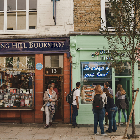 Spend the day shopping in nearby Notting Hill