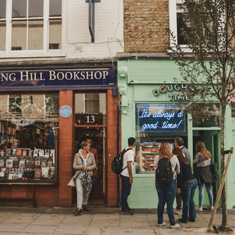 Spend the day shopping in nearby Notting Hill