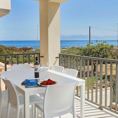 Make sundowners on the balcony the new routine