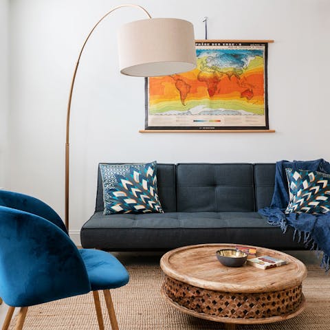 An inviting living space