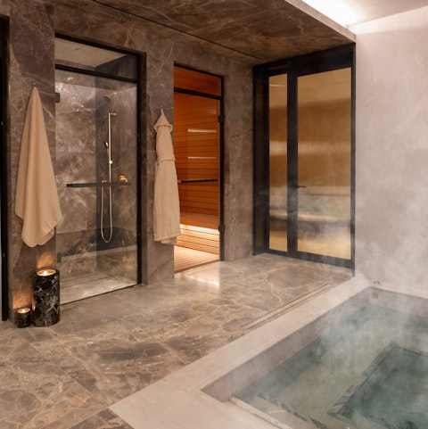 Treat yourself to a pamper session in the on-site spa