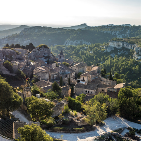 Spend the day in Les Baux-de-Provence, a short drive away