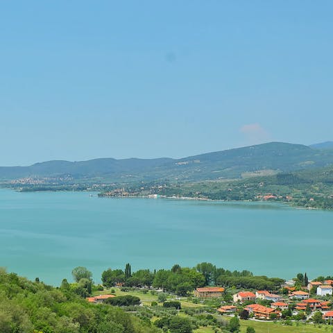 Visit the nearby lake and Zocco beach, just a thirteen–minute drive away
