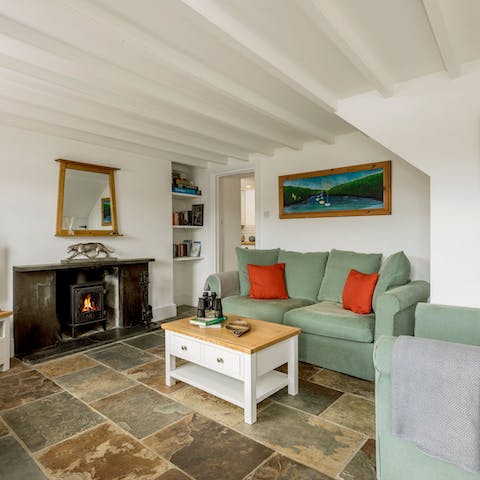 Play a board game in front of the fire on chilly evenings