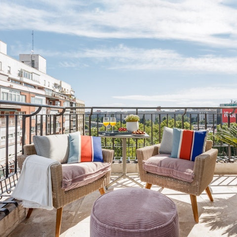 Take in the views with breakfast on the private terrace