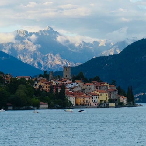 Visit picturesque Menaggio – a 19-kilometre drive away