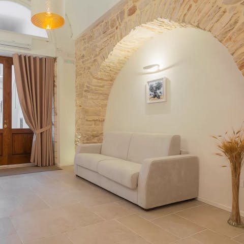 Wind down with evening drinks at home or head to a local bar