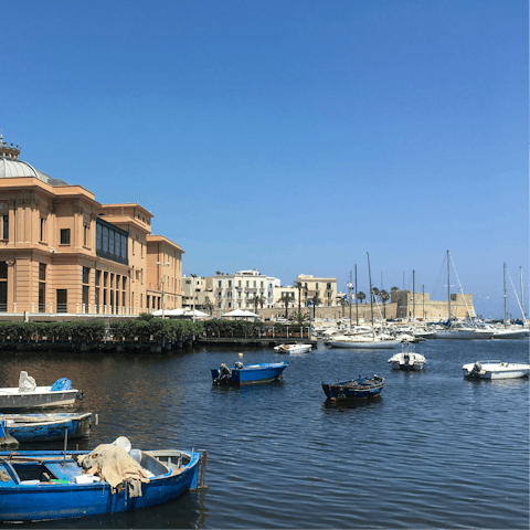 Spend a day sightseeing and wandering in nearby Bari