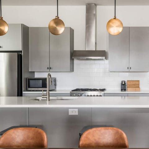 Cook up a storm in the uber-modern kitchen