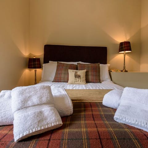 Enjoy the very Scottish interiors of your apartment