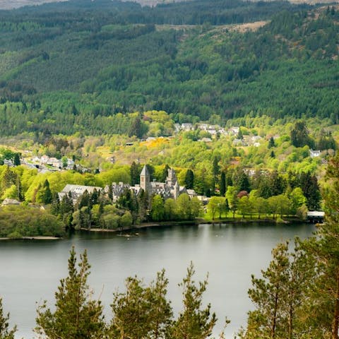 Explore the Scottish Highlands from your amazing location on the shores of Loch Ness