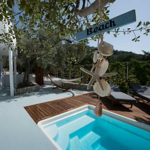 Cool off in the private pool, or make your way 150m to the nearest beach