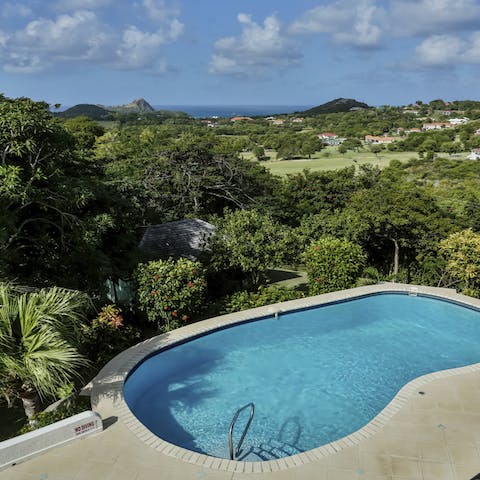 Spend rejuvenating days by the swimming pool or make the short drive to the beach
