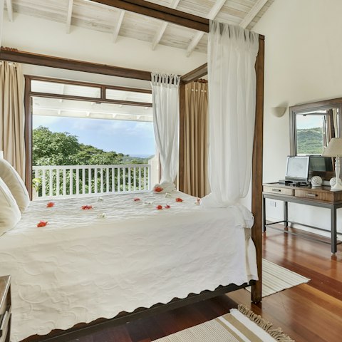 Wake up to mesmerising views across the coast and soak it all in from the balcony