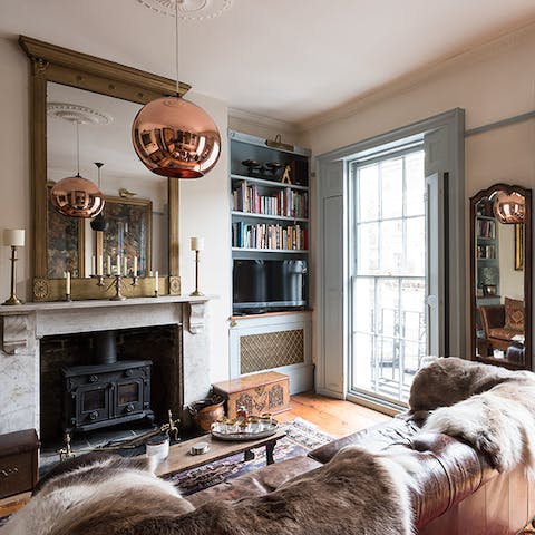 Enjoying the fantastic Living Area