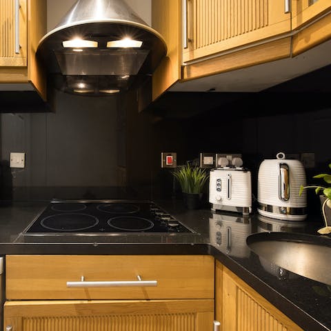 Get a fry-up sizzling on the stove to start your day