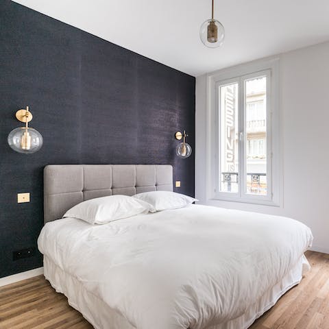 Wake up in the elegant bedrooms feeling rested and ready for another day of Paris sightseeing