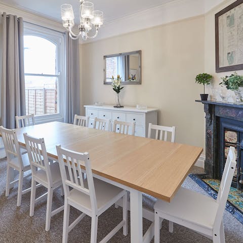 Lay the table for an atmospheric dinner party together