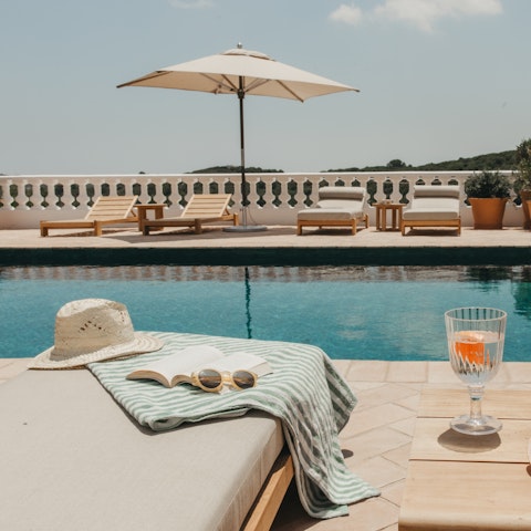 Spend blissful days relaxing by the private pool