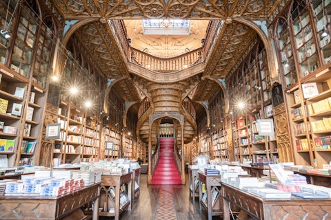 Marvel at the nearby Livraria Lello, one of the world's most stunning bookshops