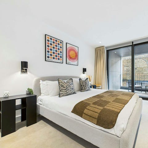 Sleep soundly in one of the serene bedrooms