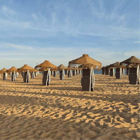 Stay a short stroll from Quarteira beach