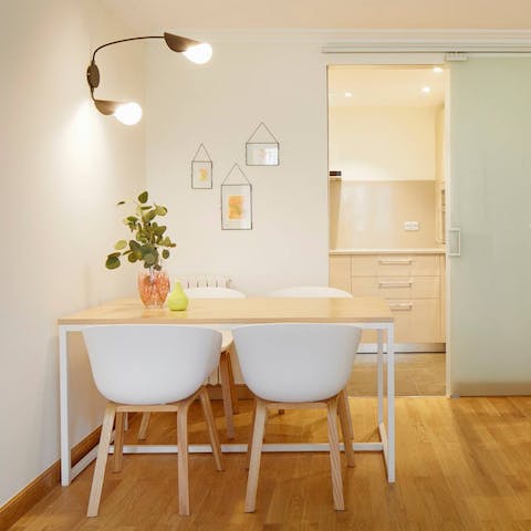 Gather around the table for a family dinner